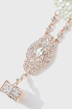 BABEYOND Jewelry|Multi Strand Pearl Bracelet Ring Set