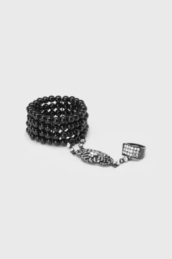 BABEYOND Jewelry|Multi Strand Pearl Bracelet Ring Set