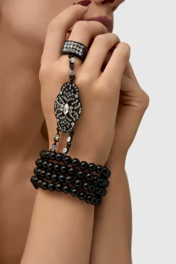 BABEYOND Jewelry|Multi Strand Pearl Bracelet Ring Set