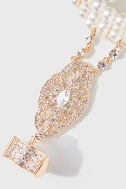 BABEYOND Jewelry|Multi Strand Pearl Bracelet Ring Set