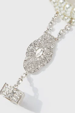 BABEYOND Jewelry|Multi Strand Pearl Bracelet Ring Set