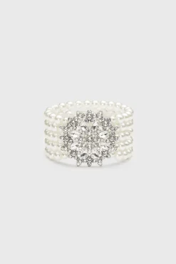 BABEYOND Jewelry|Multilayer Zircon Pearl Elastic Bracelet