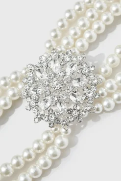 BABEYOND Jewelry|Multilayer Zircon Pearl Elastic Bracelet