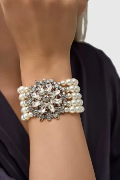 BABEYOND Jewelry|Multilayer Zircon Pearl Elastic Bracelet