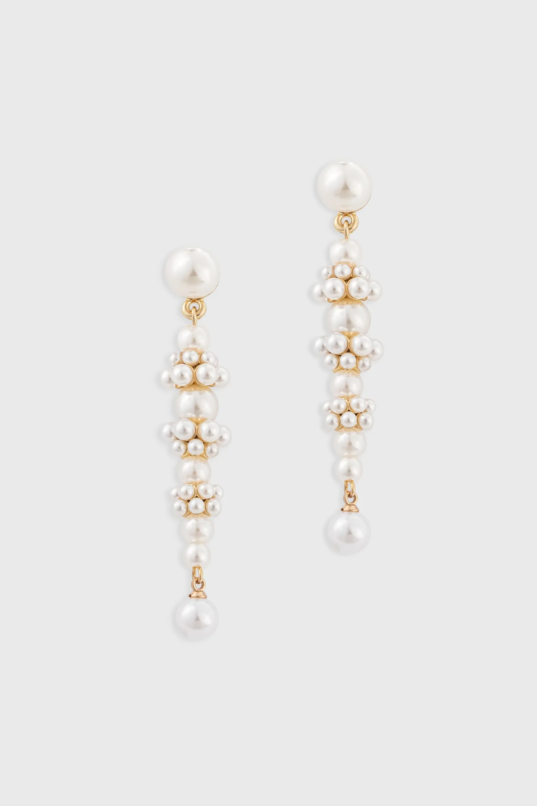 BABEYOND Jewelry|Pearl Cascading Drop Earrings White