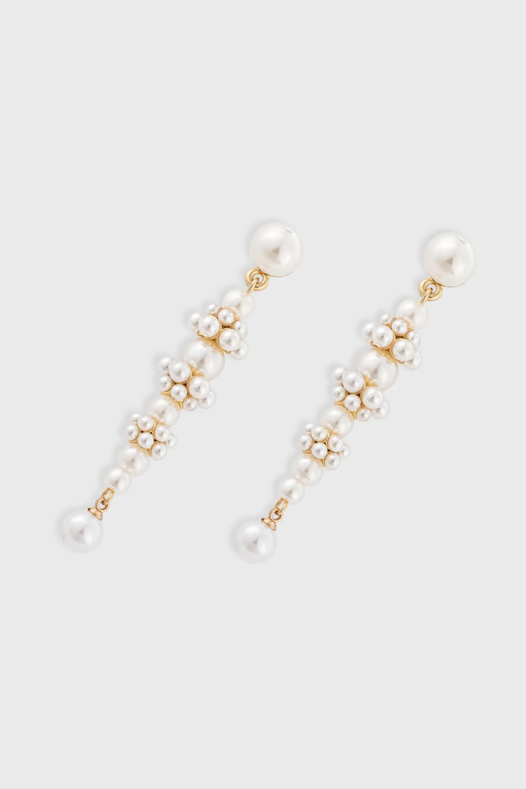 BABEYOND Jewelry|Pearl Cascading Drop Earrings White