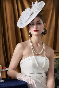 BABEYOND Headpieces & Fascinators|Pillbox Flower Flapper Fascinator