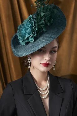 BABEYOND Headpieces & Fascinators|Pillbox Flower Flapper Fascinator