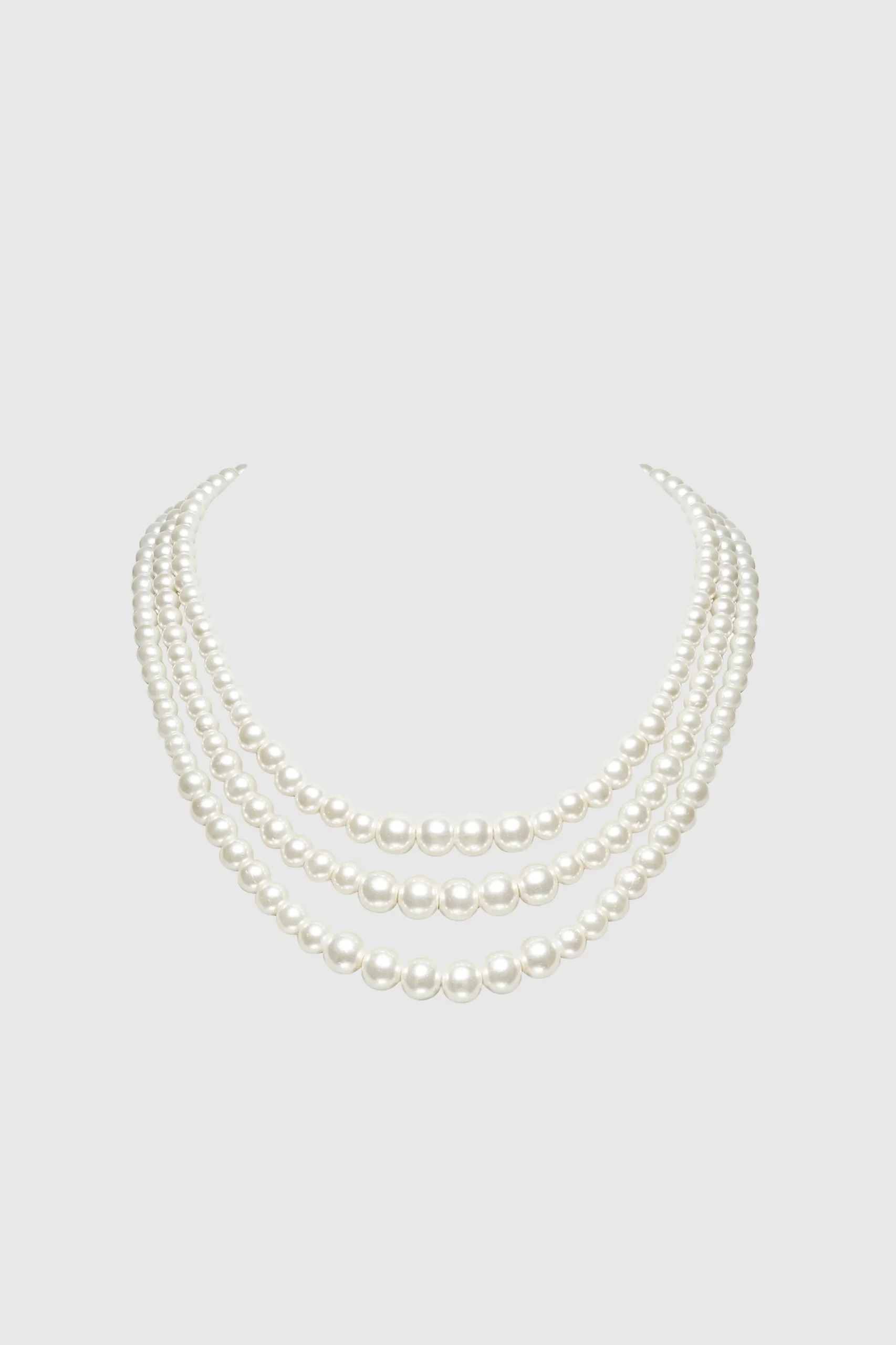 BABEYOND Jewelry|Remarkable Multi Strand Pearl Necklace White