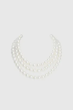 BABEYOND Jewelry|Remarkable Multi Strand Pearl Necklace White