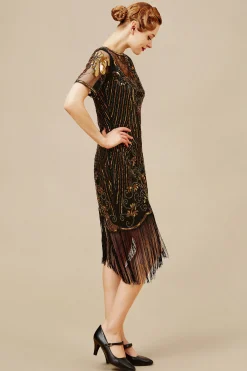 BABEYOND Dresses|Retro Glorious Paisley Fringe Flapper Dress