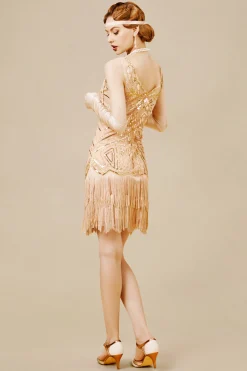 BABEYOND Dresses|Retro Paisley Art Deco Flapper Dress