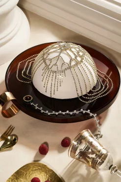 BABEYOND Headpieces & Fascinators|Rhinestone Chain Cage Headpiece