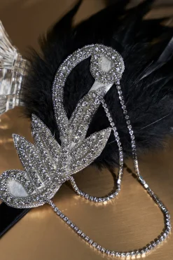 BABEYOND Headpieces & Fascinators|Rhinestone Chain Shimmer Headdress