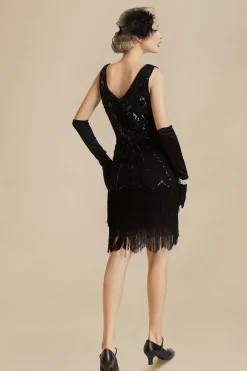 BABEYOND Dresses|Roaring 20S Paisley Great Gatsby Dress