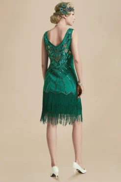 BABEYOND Dresses|Roaring 20S Paisley Great Gatsby Dress