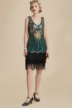 BABEYOND Dresses|Roaring 20S Paisley Great Gatsby Dress