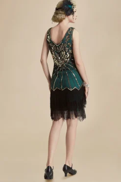 BABEYOND Dresses|Roaring 20S Paisley Great Gatsby Dress