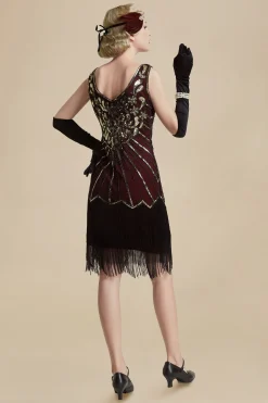 BABEYOND Dresses|Roaring 20S Paisley Great Gatsby Dress