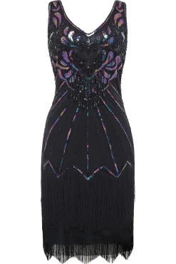 BABEYOND Dresses|Roaring 20S Paisley Great Gatsby Dress