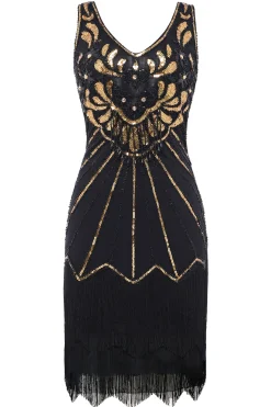 BABEYOND Dresses|Roaring 20S Paisley Great Gatsby Dress