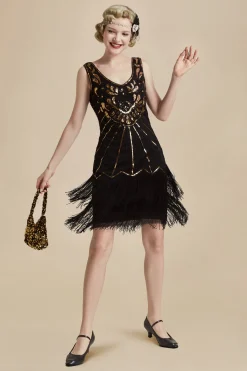 BABEYOND Dresses|Roaring 20S Paisley Great Gatsby Dress