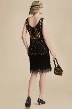 BABEYOND Dresses|Roaring 20S Paisley Great Gatsby Dress