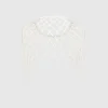 BABEYOND Shawls & Scarves|1920S Beaded Pearl Evening Shawl Cream
