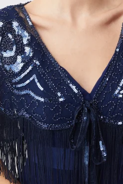 BABEYOND Shawls & Scarves|1920S Beaded Sequin Gatsby Shawl