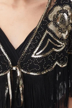 BABEYOND Shawls & Scarves|1920S Beaded Sequin Gatsby Shawl