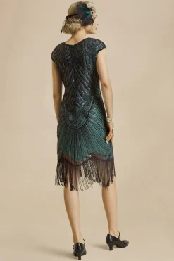 BABEYOND Dresses|1920S Beaded Sequin Great Gatsby Dress