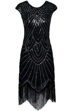 BABEYOND Dresses|1920S Beaded Sequin Great Gatsby Dress