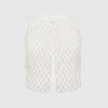 BABEYOND Shawls & Scarves|1920S Elegant Woven Pearl Vest Shawl Cream