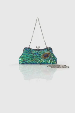BABEYOND Handbags|1920S Flapper Peacock Sequined Clutch Green