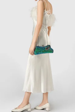 BABEYOND Handbags|1920S Flapper Peacock Sequined Clutch Green