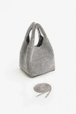 BABEYOND Handbags|1920S Full Rhinestone Studded Handbag Silver