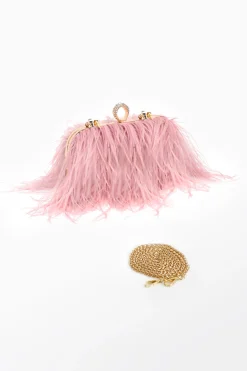 BABEYOND Handbags|1920S Luxury Ostrich Feather Clutch