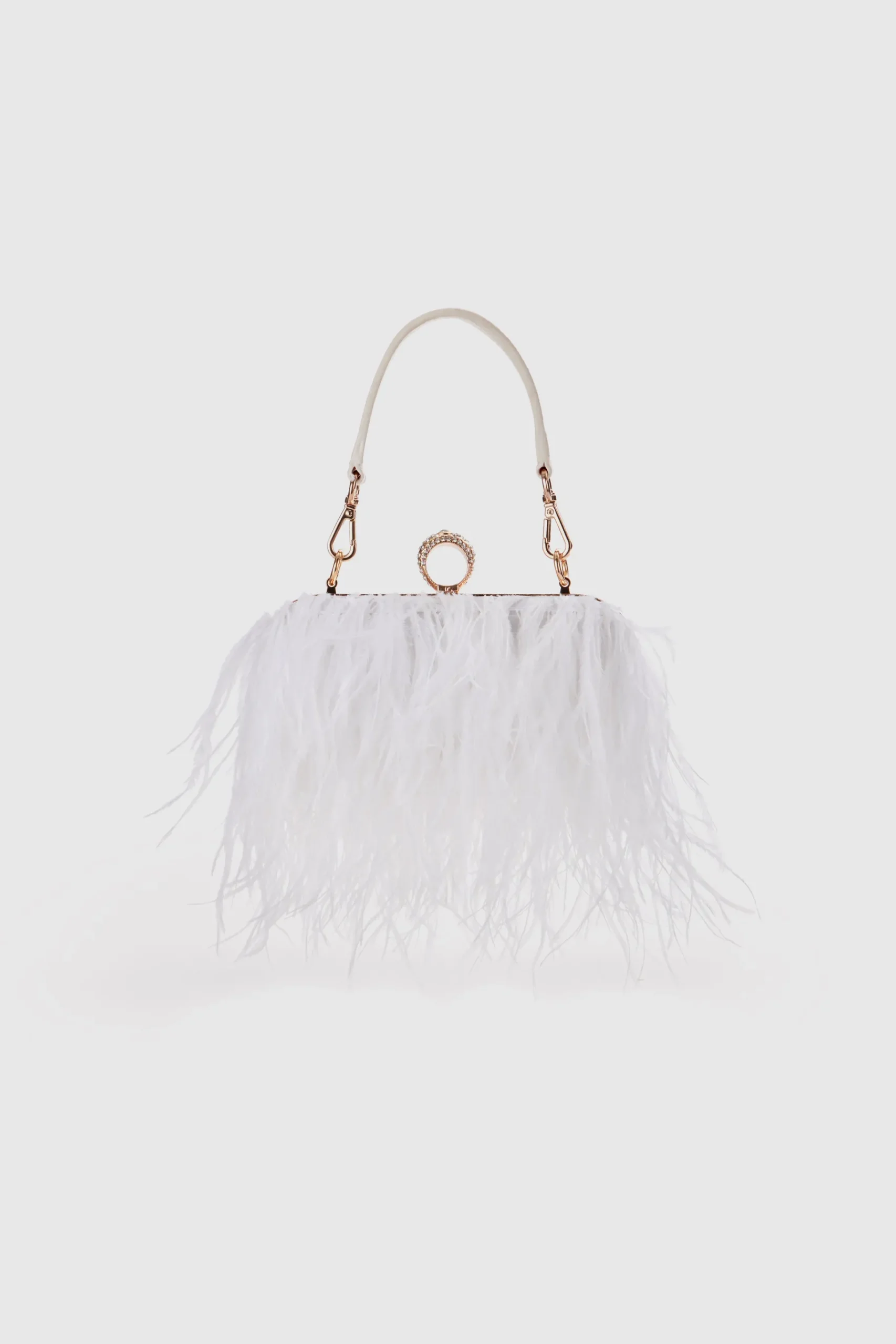 BABEYOND Handbags|1920S Luxury Ostrich Feather Clutch