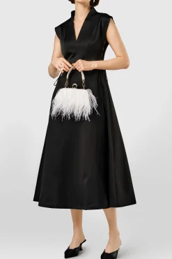 BABEYOND Handbags|1920S Luxury Ostrich Feather Clutch