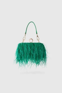 BABEYOND Handbags|1920S Luxury Ostrich Feather Clutch