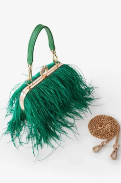 BABEYOND Handbags|1920S Luxury Ostrich Feather Clutch