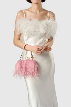 BABEYOND Handbags|1920S Luxury Ostrich Feather Clutch