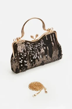 BABEYOND Handbags|1920S Luxury Velvet Sequin Clutch