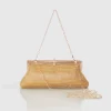 BABEYOND Handbags|1920S Rhinestone Studded Chain Clutch Gold