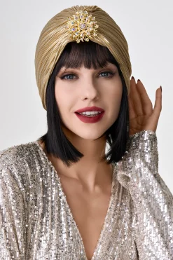 BABEYOND Headpieces & Fascinators|1920S Rhinestone Turban Hat