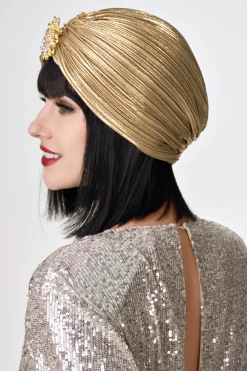 BABEYOND Headpieces & Fascinators|1920S Rhinestone Turban Hat