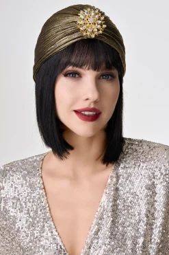 BABEYOND Headpieces & Fascinators|1920S Rhinestone Turban Hat