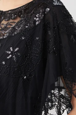 BABEYOND Shawls & Scarves|1920S Sequin Beaded Evening Shawl