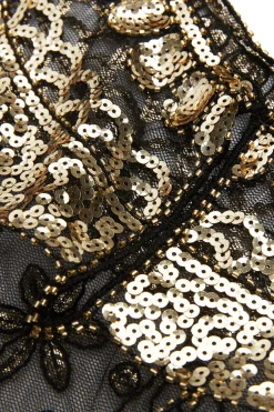 BABEYOND Shawls & Scarves|1920S Sequin Beaded Evening Shawl