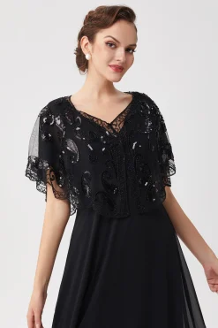 BABEYOND Shawls & Scarves|1920S Sequin Beaded Gatsby Shawl